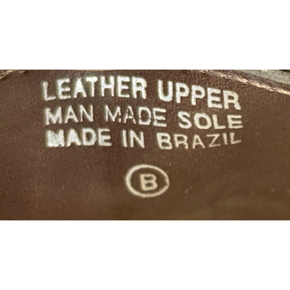 Etienne Aigner Gotham Brown Embossed Penny Loafer Womens Shoes Flats Tassel 8.5M - Picture 12 of 14